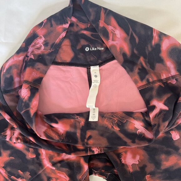 Lululemon Align High-Rise Pant 25" Intensity Pink Blossom Multi Renewed Size 14 - Picture 6 of 6